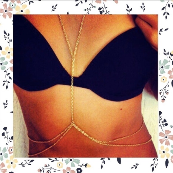 NWT Boho Golden Fine Body Chain Jewelry - Picture 2 of 3